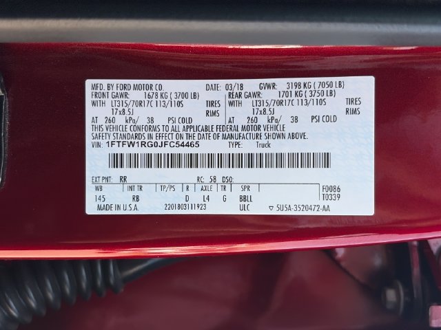 Used 2018 Ford F150 Raptor w/ Equipment Group 802A Luxury AWD/4WD image 55