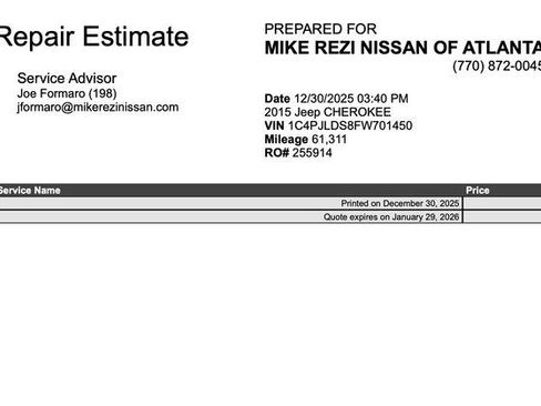 Used 2015 Jeep Cherokee Limited w/ Luxury Group image 4