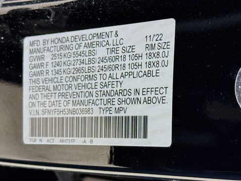 Certified 2022 Honda Pilot EX-L image 40