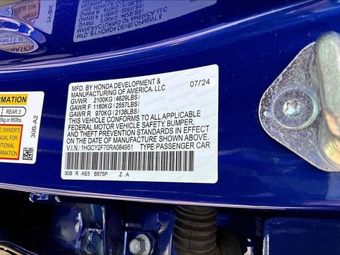 Certified 2024 Honda Accord Sport image 14
