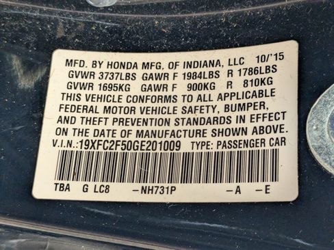 Used 2016 Honda Civic LX image 31