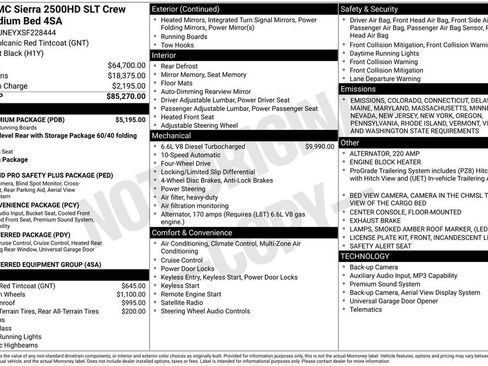 New 2025 GMC Sierra 2500 SLT w/ SLT Premium Package image 6
