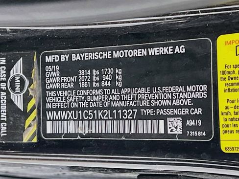 Used 2019 MINI Cooper 4-Door Hardtop FWD image 9