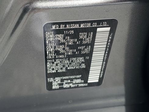 New 2026 Nissan Armada SV image 18