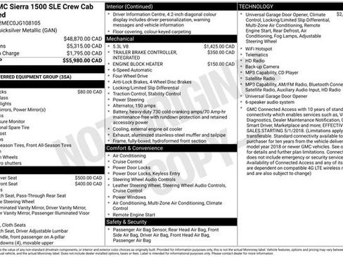 Used 2018 GMC Sierra 1500 SLE AWD/4WD image 32