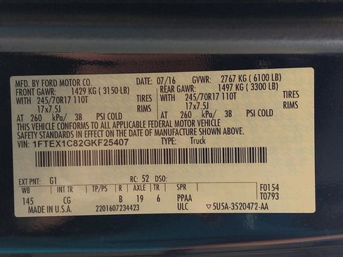 Used 2016 Ford F150 XL w/ Equipment Group 101A Mid RWD image 33