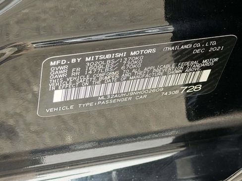 Used 2022 Mitsubishi Mirage ES image 25