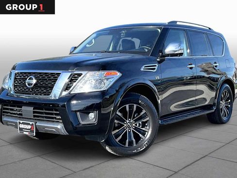 Used 2019 Nissan Armada Platinum w/ Captain's Chairs Package image 1