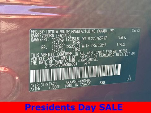 Certified 2022 Toyota RAV4 XLE w/ Convenience Package image 29