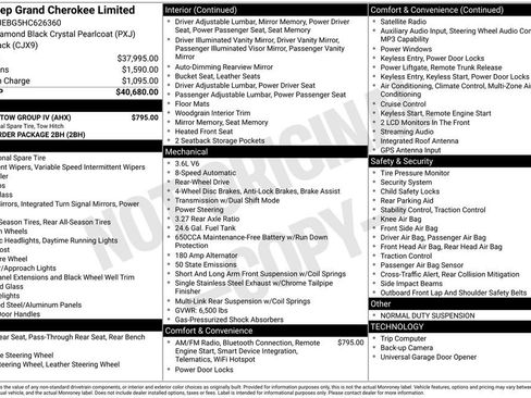 Used 2017 Jeep Grand Cherokee Limited w/ Trailer Tow Group IV image 4