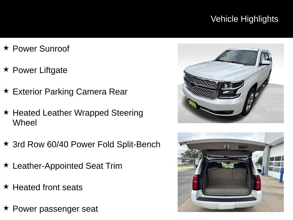 Used 2017 Chevrolet Tahoe LT w/ LT Signature Package AWD/4WD image 41
