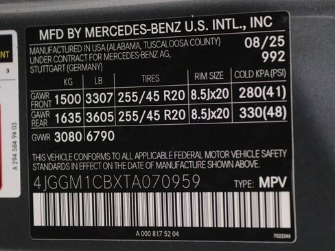 Certified 2026 Mercedes-Benz EQE 320 4MATIC SUV image 19