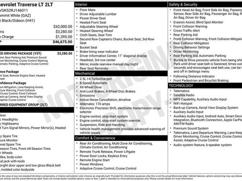 Used 2024 Chevrolet Traverse LT w/ Enhanced Driving Package AWD/4WD image 34