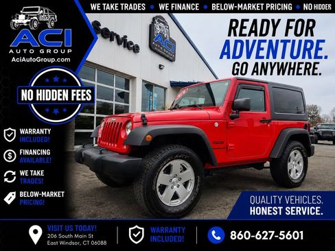 Used 2016 Jeep Wrangler Sport w/ Connectivity Group AWD/4WD image 1