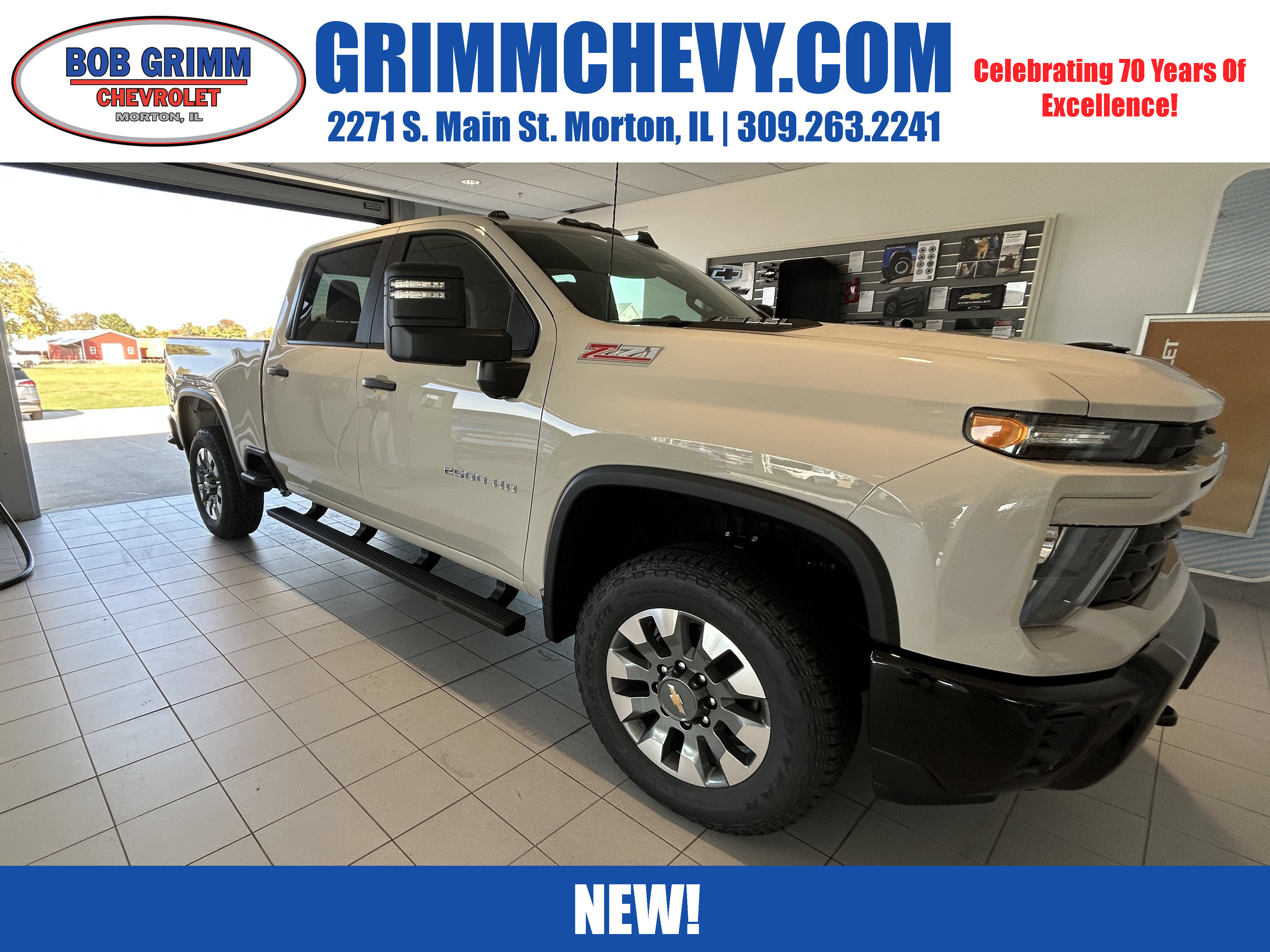 New 2026 Chevrolet Silverado 2500 Custom w/ Custom Value Package AWD/4WD image 1