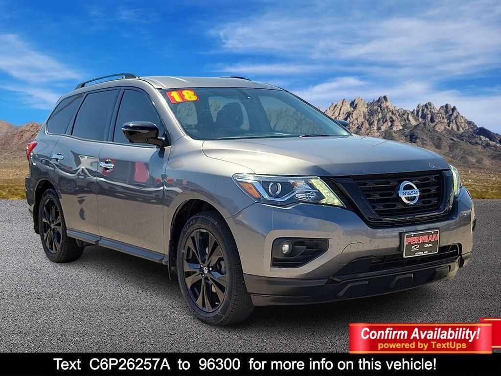 Used 2018 Nissan Pathfinder SL w/ Midnight Edition Package AWD/4WD image 1