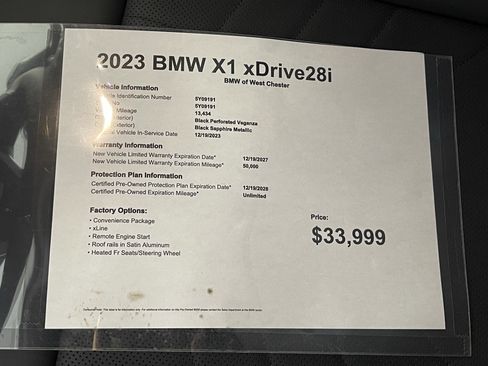 Certified 2023 BMW X1 xDrive28i w/ Convenience Package image 19