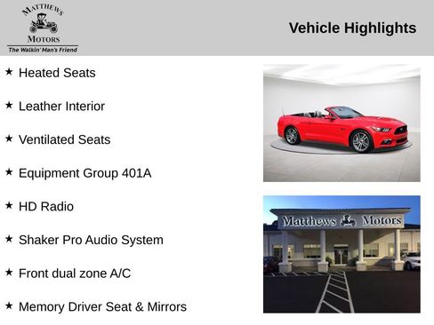 Used 2015 Ford Mustang GT Premium w/ Equipment Group 401A image 14