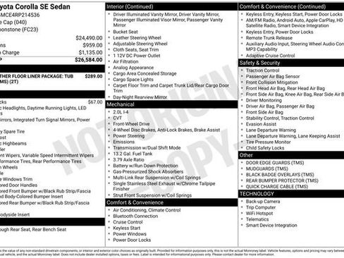 Used 2024 Toyota Corolla SE FWD image 10