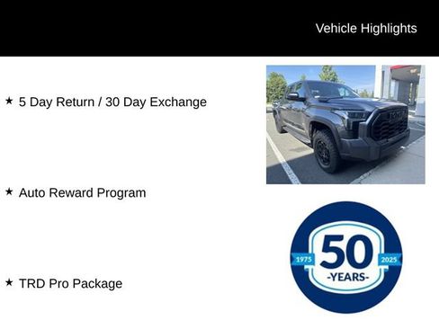 Used 2024 Toyota Tundra TRD Pro w/ Security Package (TMS) AWD/4WD image 8