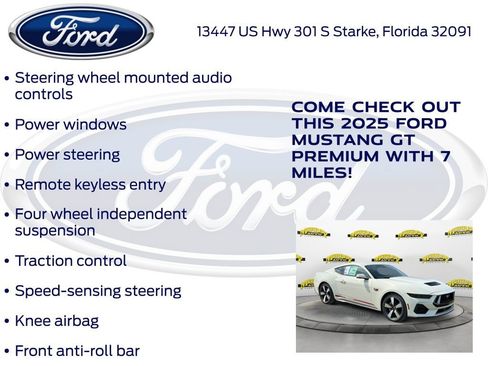 New 2025 Ford Mustang GT Premium w/ 60th Anniversary Package image 30