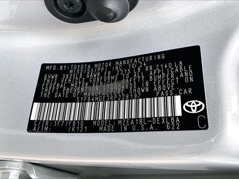 Certified 2024 Toyota Corolla LE FWD image 33