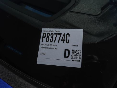 Certified 2025 Toyota Supra Premium w/ Driver Assist Package RWD image 32