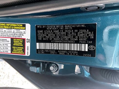 Used 2025 Toyota Camry SE w/ Convenience Package AWD/4WD image 36