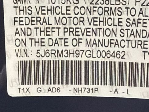 Used 2016 Honda CR-V Touring image 34