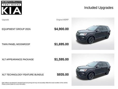 Used 2018 Ford Explorer XLT w/ Equipment Group 202A AWD/4WD image 4