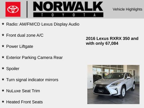 Used 2016 Lexus RX 350 FWD image 10