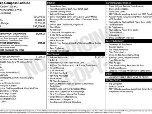 Used 2017 Jeep Compass Latitude w/ Popular Equipment Group image 41