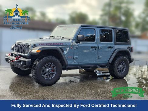 Used 2024 Jeep Wrangler Unlimited Rubicon w/ Technology Group AWD/4WD image 1