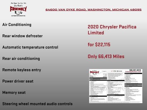 Used 2020 Chrysler Pacifica Limited FWD image 4