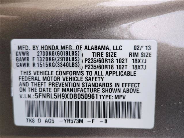 Used 2013 Honda Odyssey Touring image 15