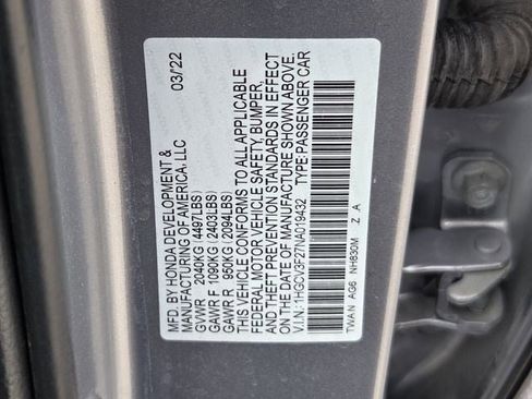 Used 2022 Honda Accord Sport image 35
