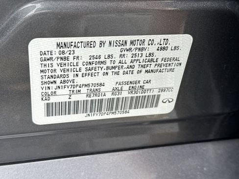 Used 2023 INFINITI Q50 Red Sport 400 RWD image 28