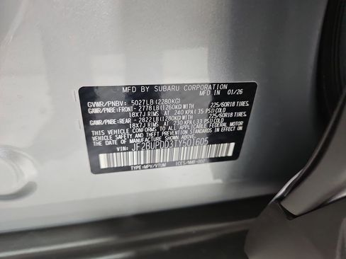 New 2026 Subaru Outback Limited AWD/4WD image 28