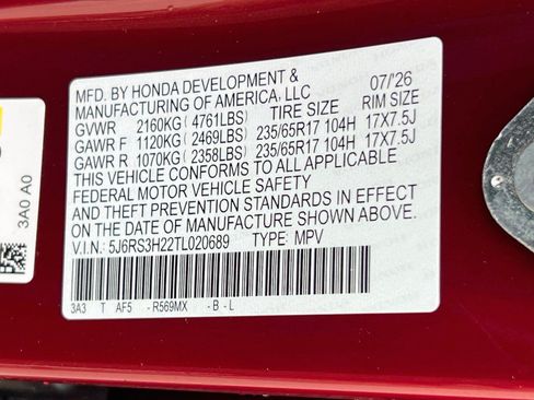 New 2026 Honda CR-V LX image 21