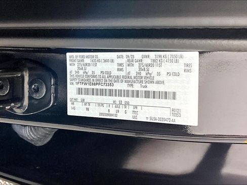 Used 2023 Ford F150 Platinum w/ Equipment Group 701A High AWD/4WD image 35