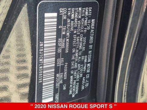 Used 2020 Nissan Rogue Sport S w/ Appearance Package AWD/4WD image 39