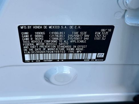 Used 2016 Honda HR-V EX-L image 34