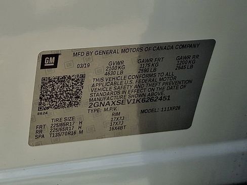 Used 2019 Chevrolet Equinox LS AWD/4WD image 29