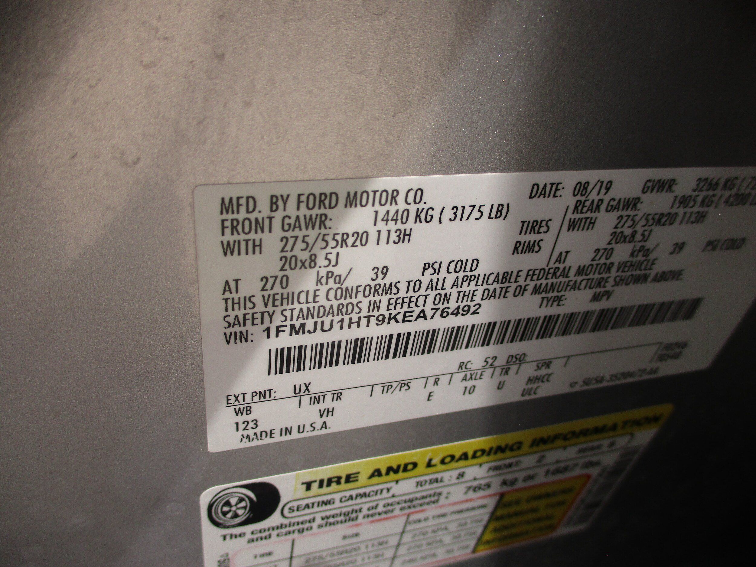 Used 2019 Ford Expedition XLT w/ Equipment Group 202A RWD image 28