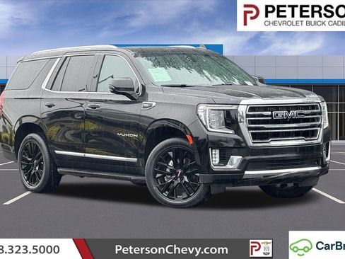 Certified 2022 GMC Yukon SLT w/ SLT Premium Package AWD/4WD image 1