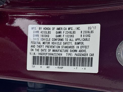 Used 2017 Honda Accord LX image 12