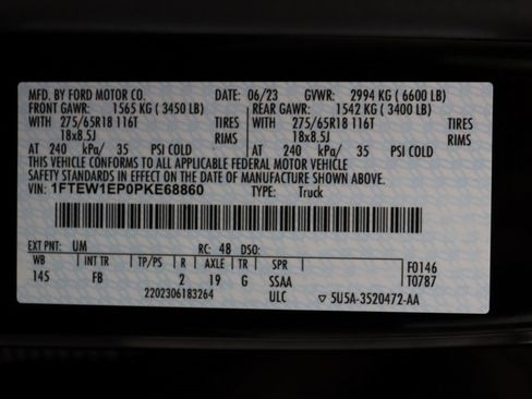 Certified 2023 Ford F150 XLT w/ Equipment Group 302A High image 24