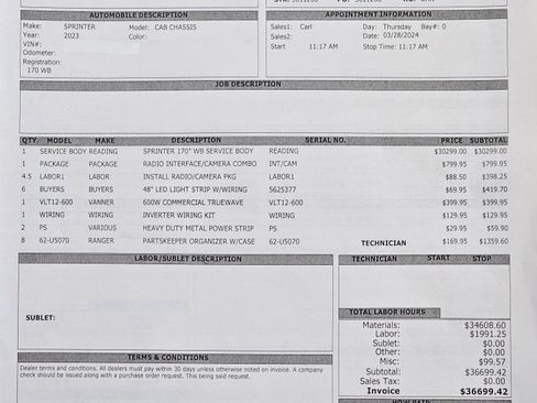 Used 2023 Mercedes-Benz Sprinter 3500 image 38