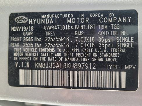 Used 2019 Hyundai Tucson SEL FWD image 33