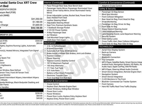 Certified 2026 Hyundai Santa Cruz XRT AWD/4WD image 34